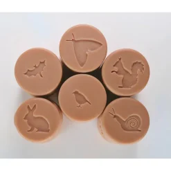 Yellow Door Set 6 rodillos para modelar amigos del bosque