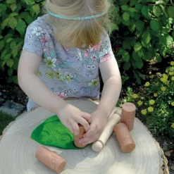 Yellow Door Set 6 rodillos para modelar amigos del bosque