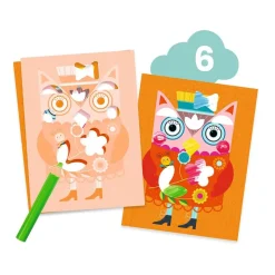 Djeco Set actividades creativas El gato y sus amigos