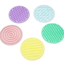 Tickit Set círculos silicona sensoriales texturas y colores