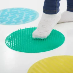 Tickit Set círculos silicona sensoriales texturas y colores