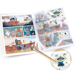 Djeco Set crea cómic con calcomanías Sailor y Gipsy