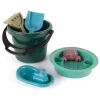 Dantoy Set cubo playa con accesorios Blue Marine