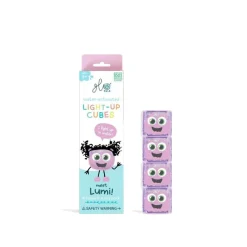 Glopals Set cubos lilas con luz 4 unidades Glo Pals