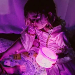 Glopals Set cubos lilas con luz 4 unidades Glo Pals