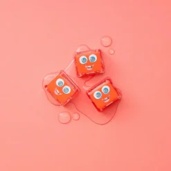 Glopals Set cubos rojos con luz 4 unidades Glo Pals