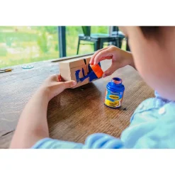 Cleopatre Set de 6 botes de témpera 50ml con pincel P´tit Pot Gouache