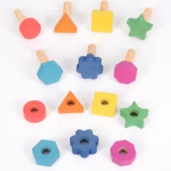 Tickit Set de tornillos y tuercas de madera