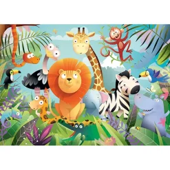Calypto Set dos puzzles Animales salvajes 24 piezas