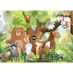 Calypto Set dos puzzles Animales salvajes 24 piezas