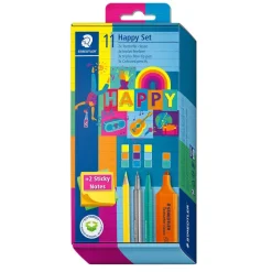 Staedtler Set Happy Line 11 pzas escribe y colorea