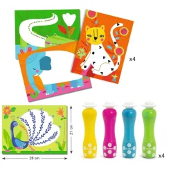 Djeco Set para colorear con puntos ¡Y punto pelota!