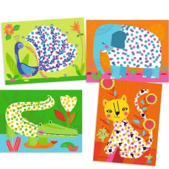 Djeco Set para colorear con puntos ¡Y punto pelota!