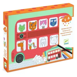 Djeco Set para colorear El calco es un arte