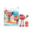 Globus Set personaje Sammy y 2 cubos rojos con luz Glo Pals