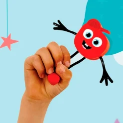 Globus Set personaje Sammy y 2 cubos rojos con luz Glo Pals