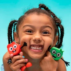 Globus Set personaje Sammy y 2 cubos rojos con luz Glo Pals