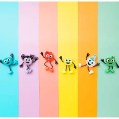 Globus Set personaje Sammy y 2 cubos rojos con luz Glo Pals