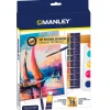 Manley Set pintura gouache 16 piezas