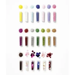 Folia Set purpurina bio 20 frasquitos colores surtidos