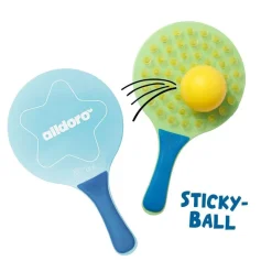 Alldoro Set raquetas con ventosa con 2 pelotas.