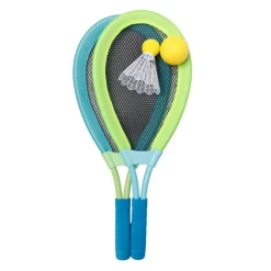 Alldoro Set raquetas XL con 1 pelota y 1 pelota de bádminton.