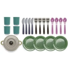 Dantoy Set vajilla Eco Green Bean (Colores surtidos)