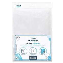 Carchivo Sobre PP A4 para bloc Ingeniox transparente cierre velcro