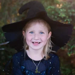 Great Pretenders Sombrero de bruja negro