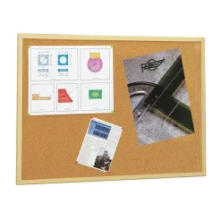 Faibo Tablero de corcho 60x40cm. con marco de madera