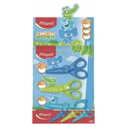 Maped Tijeras 12cm. 3 unidades Kidicraft