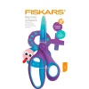 Fiskars Tijeras softgrip 15cm. azul y violeta