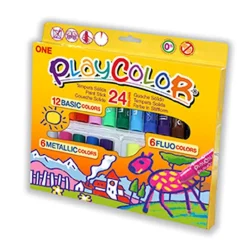 Instant Témpera sólida 24 colores Playcolor