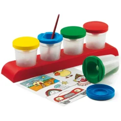 Faibo Vasos inderramables con tapa 4 unidades