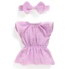 Djeco Vestido violeta con lazo para el pelo 32cm